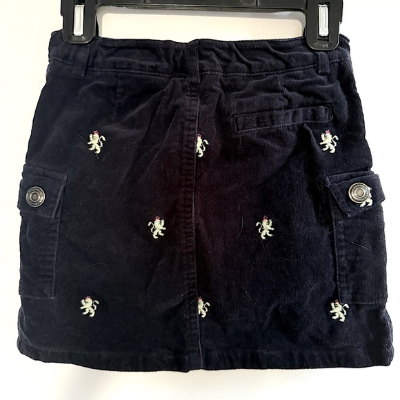 Like New Vintage KCParker/Hartstrings navy velvet  corduroy skort, 6, MSRP $39 - Picture 2 of 7
